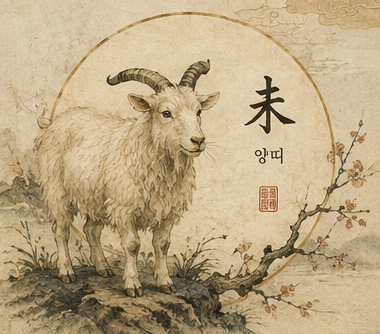 2026 양띠 전통 수묵화